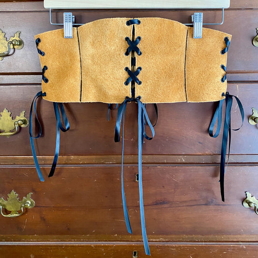 Smoked Moose Hide Corset