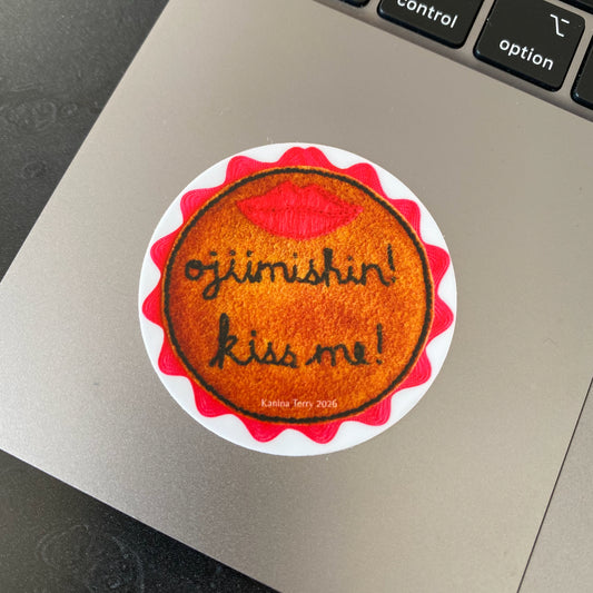 Ojiimishin! Kiss me! 2" Sticker