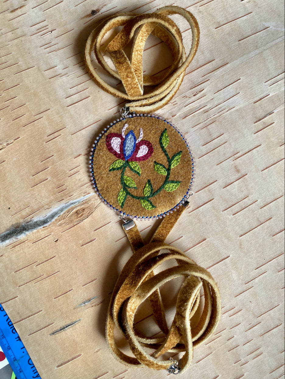 Embroidered Floral Body Jewellery - lg/xl