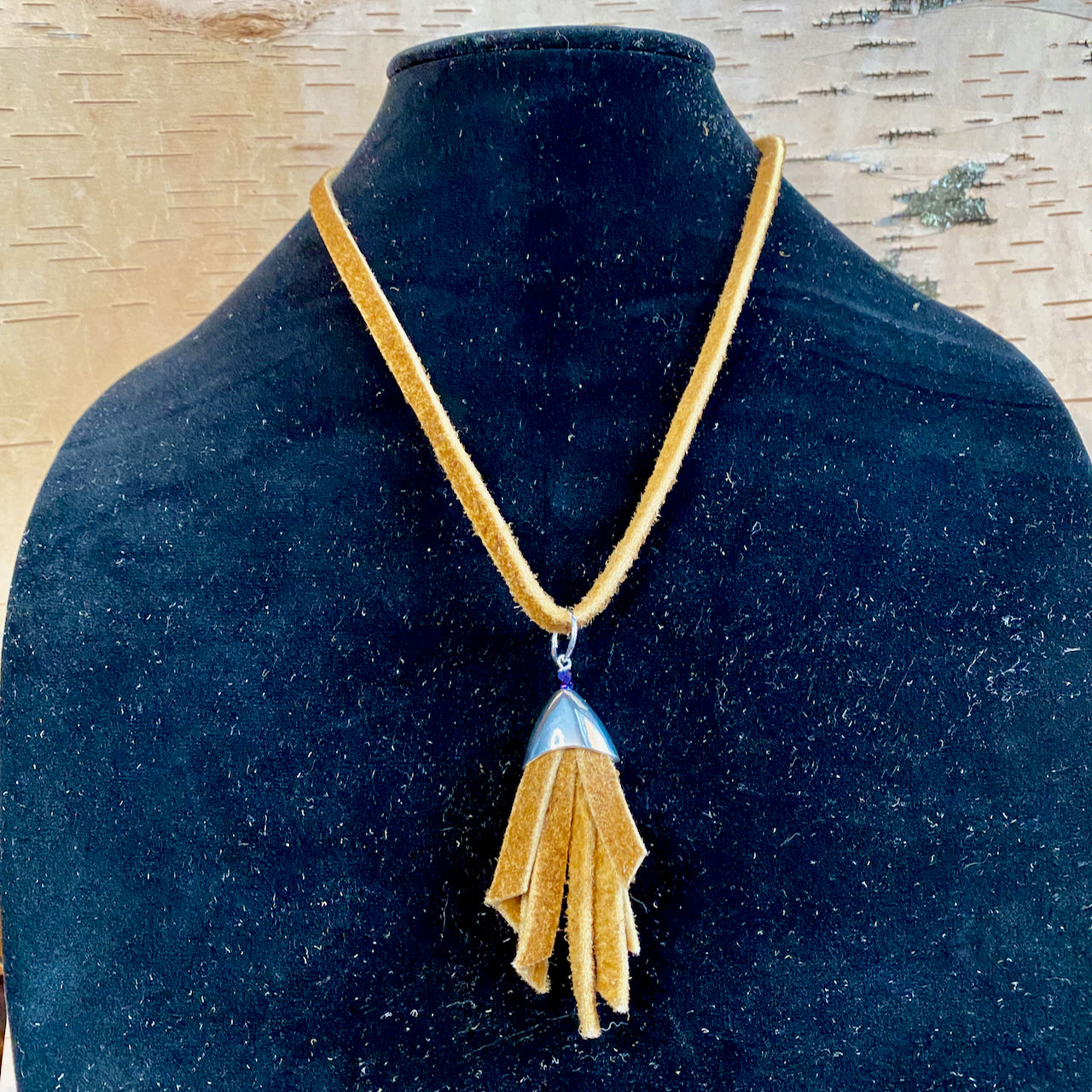 Moose Hide Jumbo Tassel Pendant