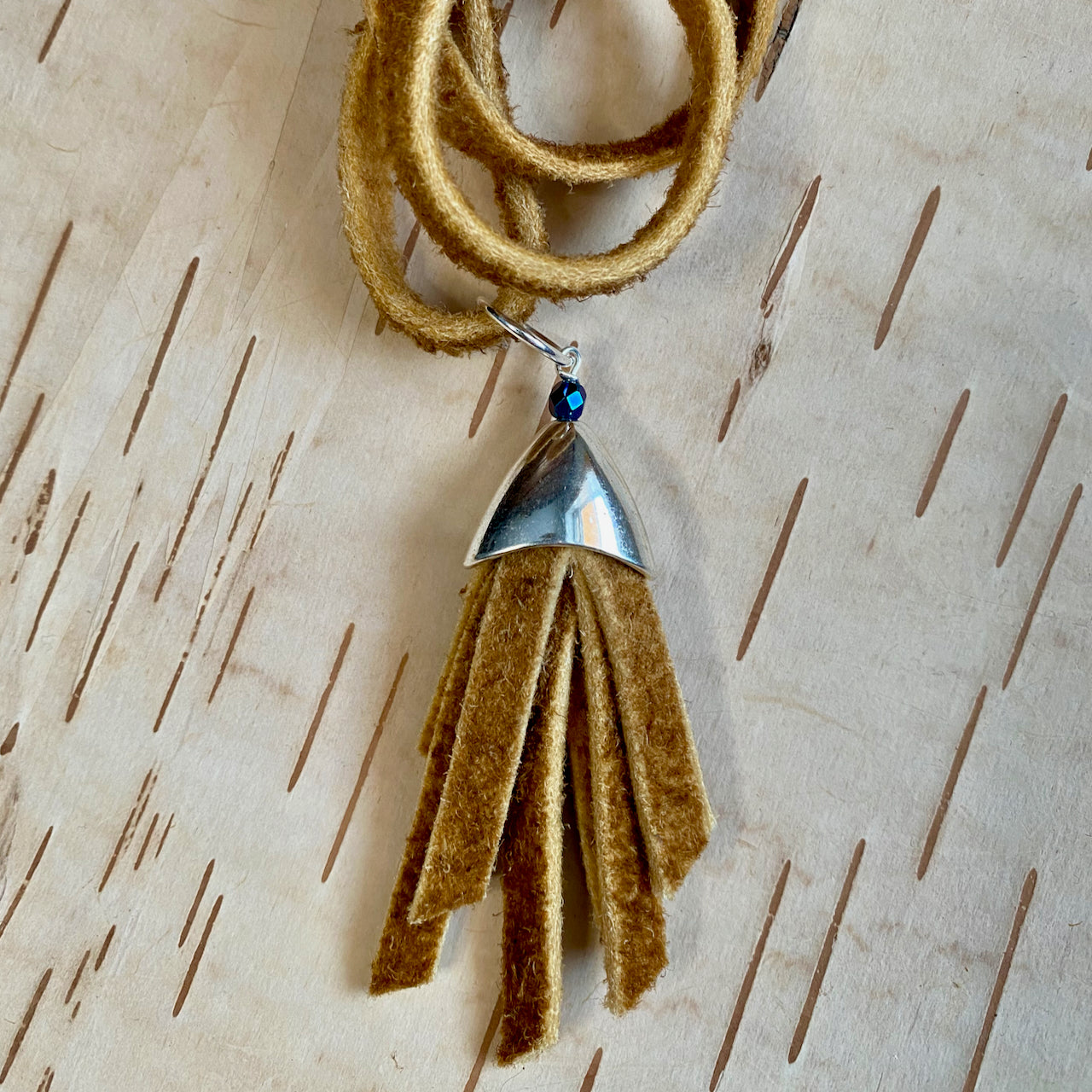 Moose Hide Jumbo Tassel Pendant