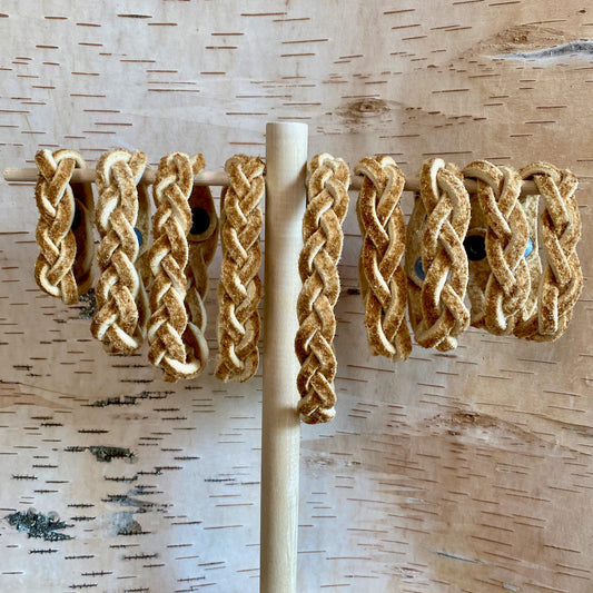 Moose Hide Braided Cuff