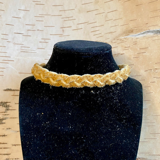 Moose Hide Braided Choker