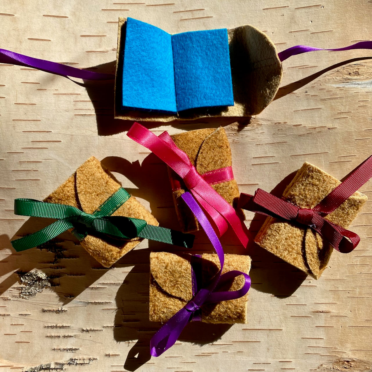 Smoked Hide Needle Book