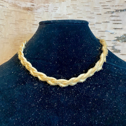 Braided Moose Hide Necklace